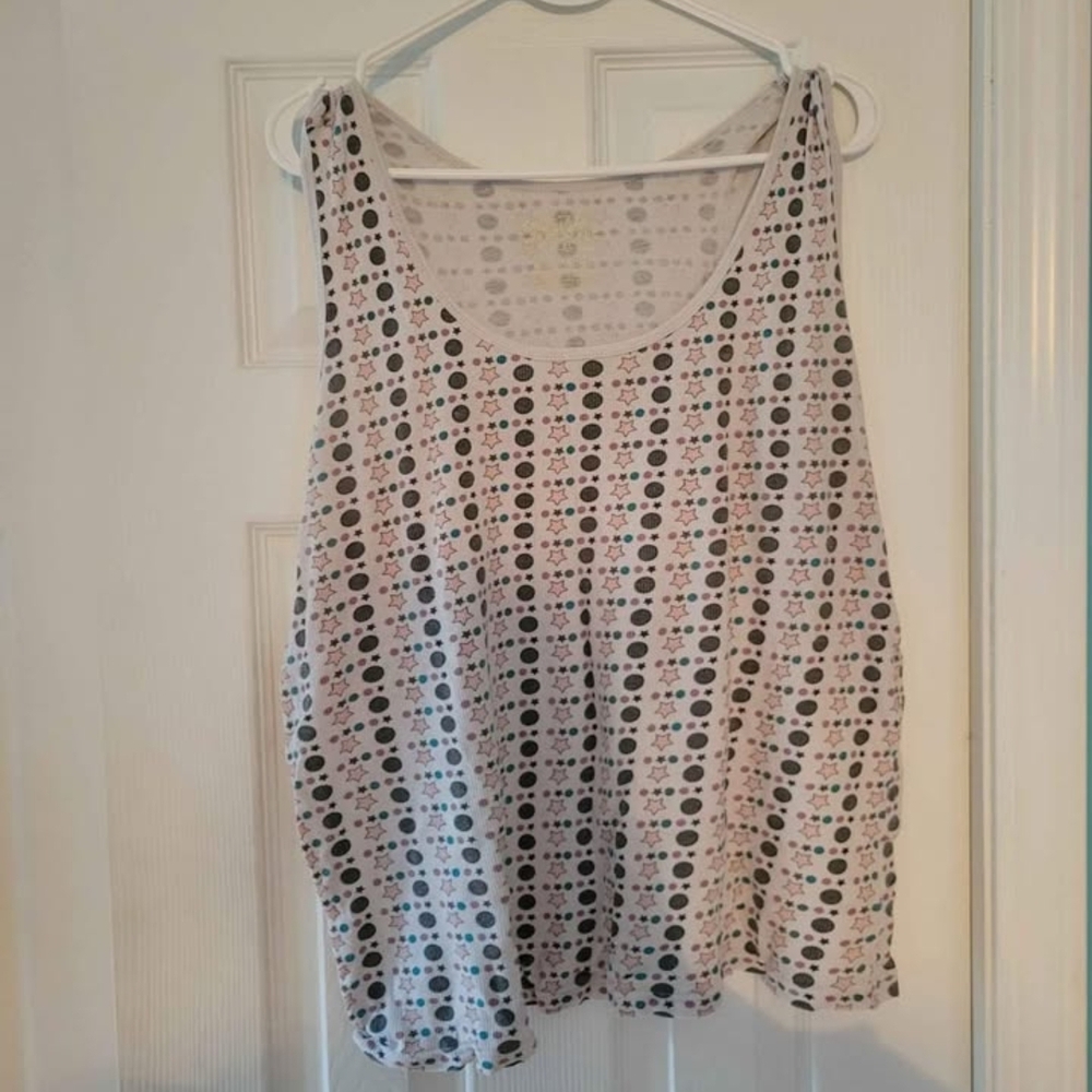 Energie Patterned Tank Top Size 2X